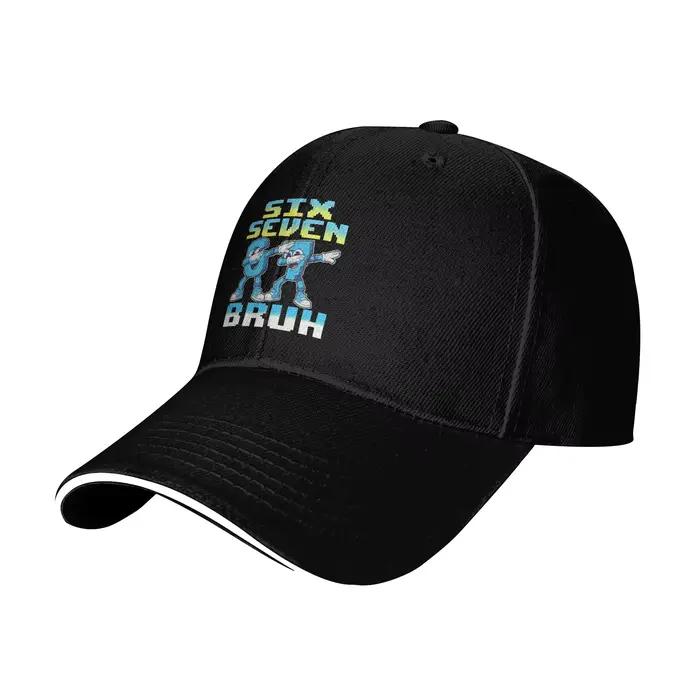 Casquette de baseball pour enfants, motif 'Bruh 67 Six Seven 6-7 Steal A Brainrot', unique, pour act