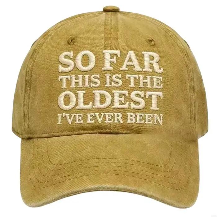 Casquette Baseball américain avec Slogan brodé Design en coton délavé pour hommes femmes, vêtements 