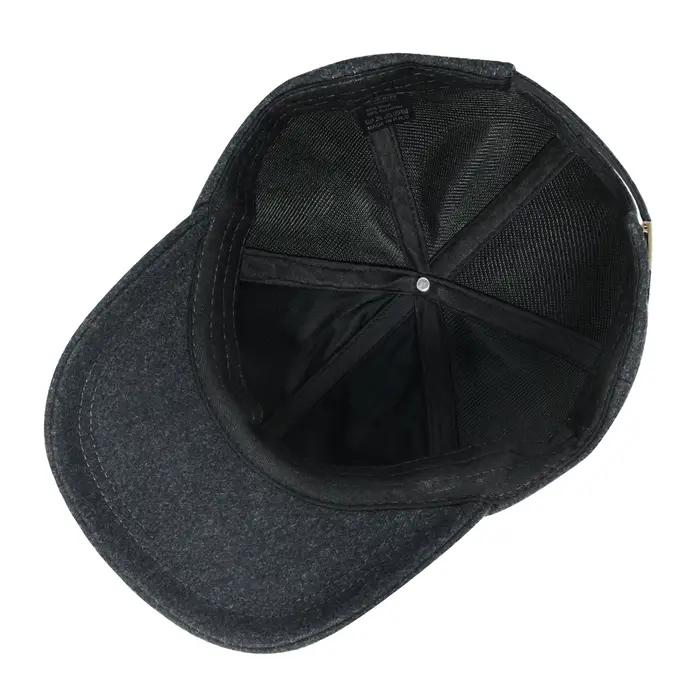 BOTVELA Casquette de baseball en tweed de laine pour homme, style décontracté, doux, réglable, non s