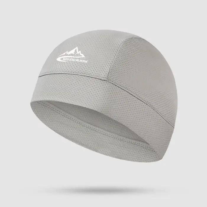 Bonnet de cyclisme à séchage rapide pour hommes et femmes, petit bonnet d'été en soie glacée, pour c