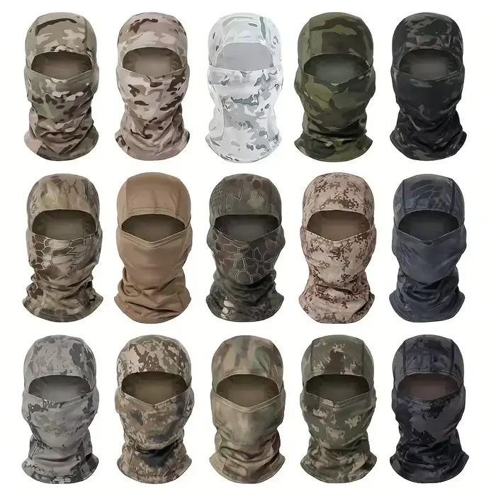 Cagoule de Camouflage, chapeau de cyclisme, masque complet, Sports de plein air, chasse, randonnée, 
