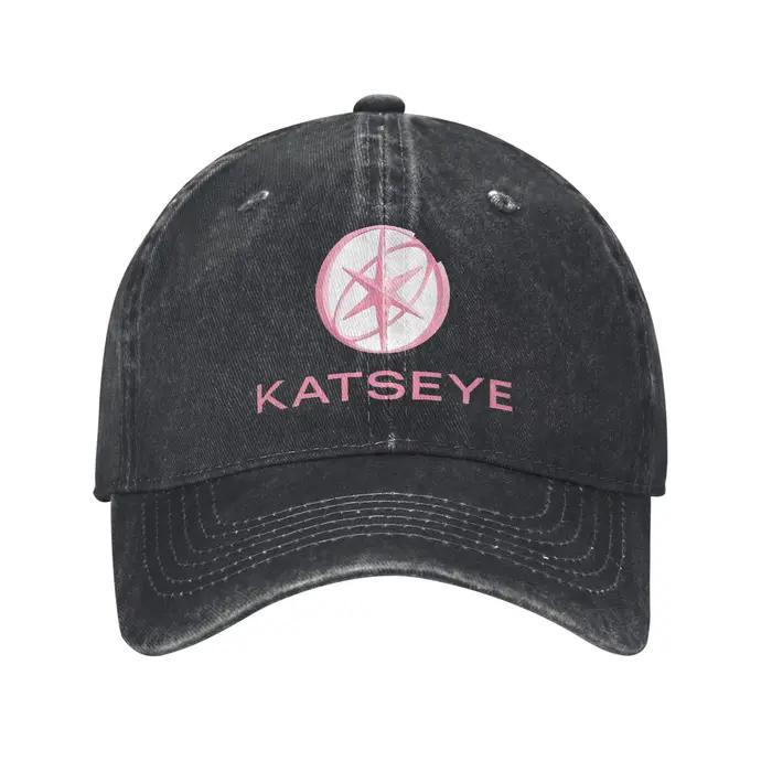 Casquette en jean délavé KATEYE Kpop Group, casquette de baseball décontractée, chapeau réglable, ca