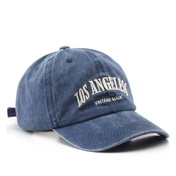 Casquette de Baseball en coton pour hommes et femmes Mode Broderie Chapeau Coton Soft Top Casquettes