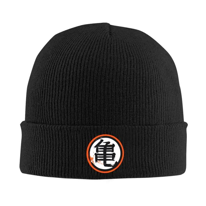 DBZ Kanji Bonnets et casquettes tricotées tendance pour hommes et femmes, style Skullies Beanies, po