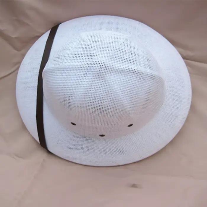 Chapeau de pêcheur grand format en paille rigide, style vintage Fedora, chapeau de soleil à large bo