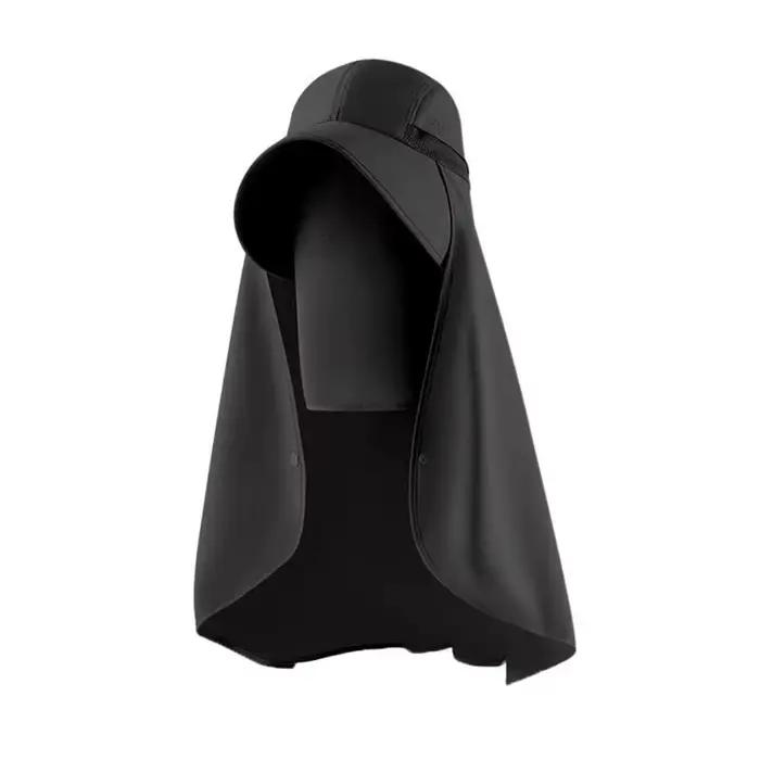 Chapeau de protection UV pour femmes, masque facial à 360 degrés et châle pour la sécurité solaire e
