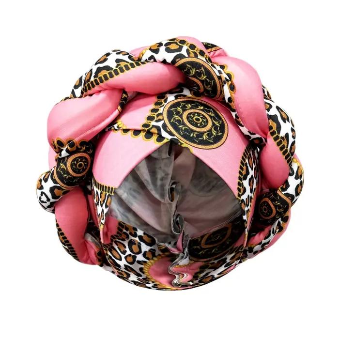 Bonnet africain pour femmes musulmanes, Turban, écharpe nigériane tressée, Hijab, couverture de chim