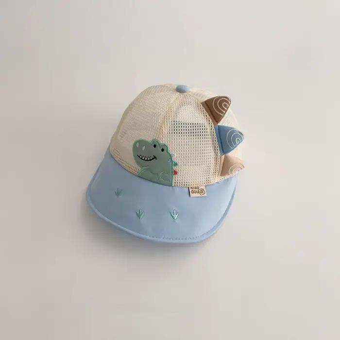Chapeau d'été mignon pour bébé de 1 à 3 ans, casquette de baseball à motif animal, protection UV, po