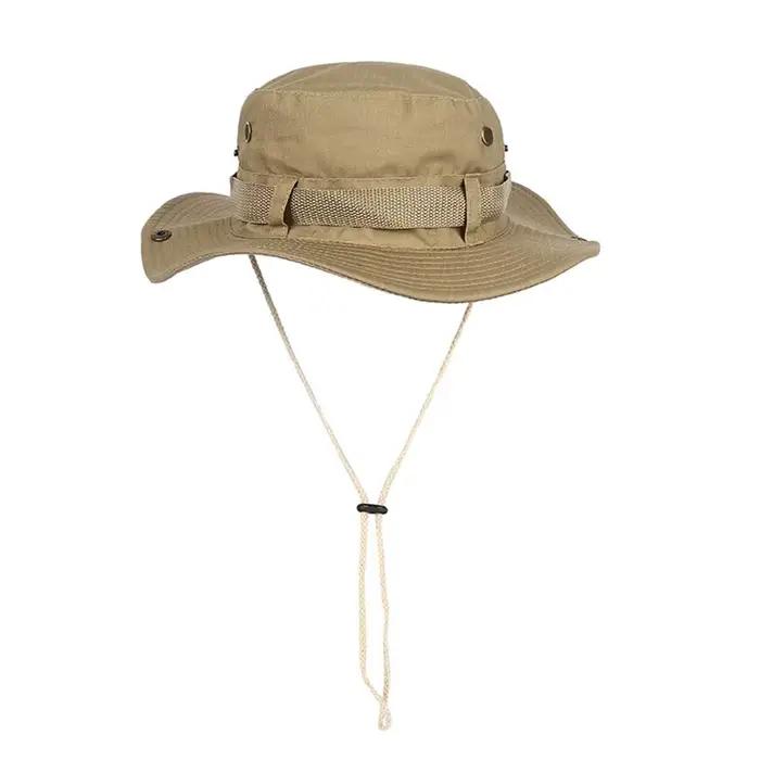 Chapeau de soleil pour homme, style bob, à large bord, avec protection de nuque, pour le jardin et l