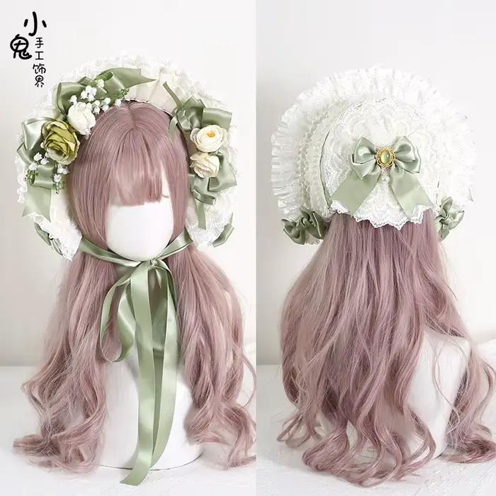 Chapeau de paille en forme d'orchidées, chapeau plat en dentelle avec nœud