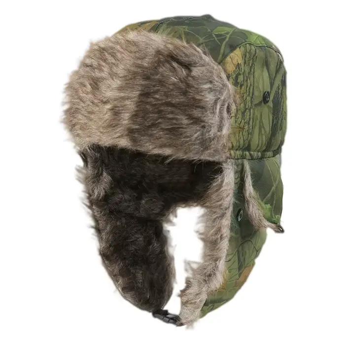 Chapeau de chasseur de Camouflage d'hiver, Protection des oreilles, chaud, plein air, alpinisme, cha
