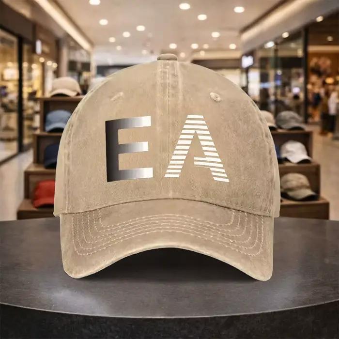 Casquette de baseball à motif EA, casquette à visière pour hommes et femmes, chapeau décontracté lég
