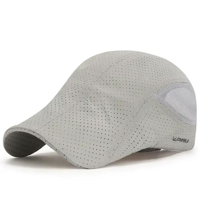 Nouveau Chapeau avant respirant perforé au Laser pour casquette Bailey pare-soleil pour hommes en ét