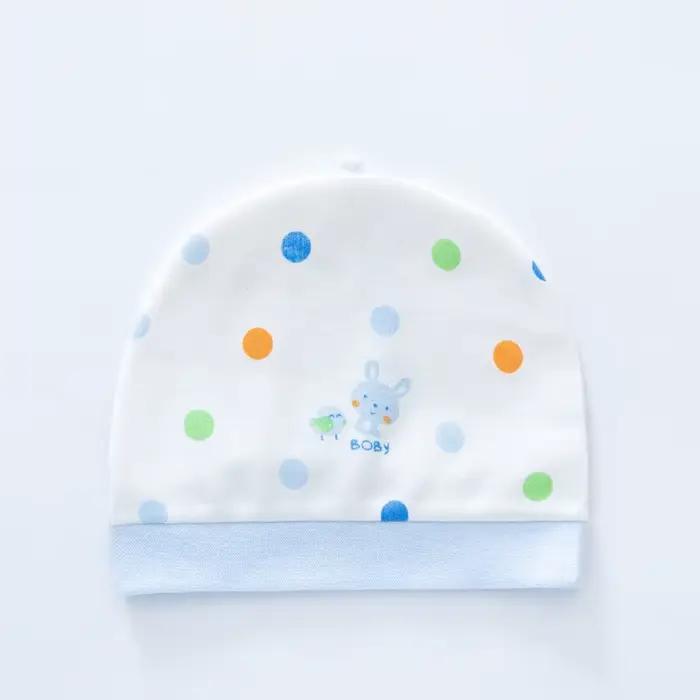 Bonnets doux pour bébé de 0 à 3 mois, chapeau en mousseline désossé, ours de dessin animé, couvre-ch