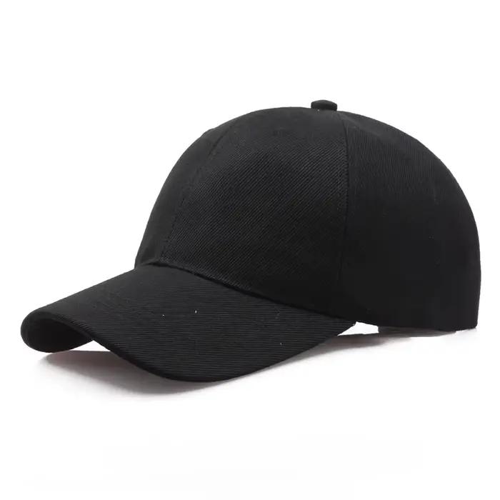 Casquette de baseball pour hommes et femmes, casquette noire, solide, document, snapback, casquettes