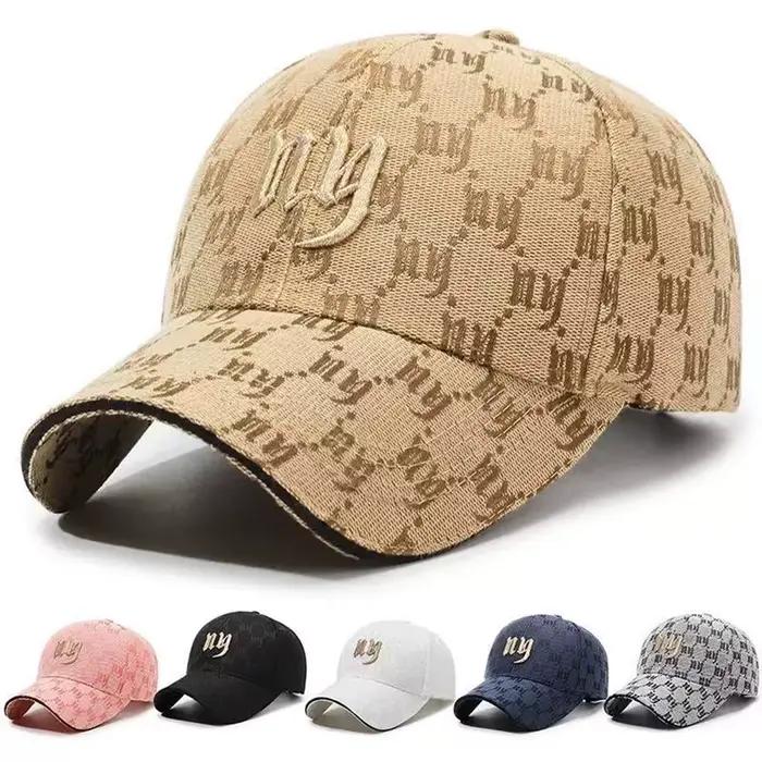 Casquettes de Baseball unisexes NY Lettter brodées, chapeaux décontractés réglables pour l'extérieur