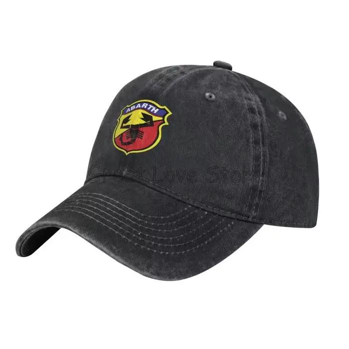 Abarth C Cool casquette de Baseball unisexe en détresse lavé coton Denim casquettes toutes saisons e