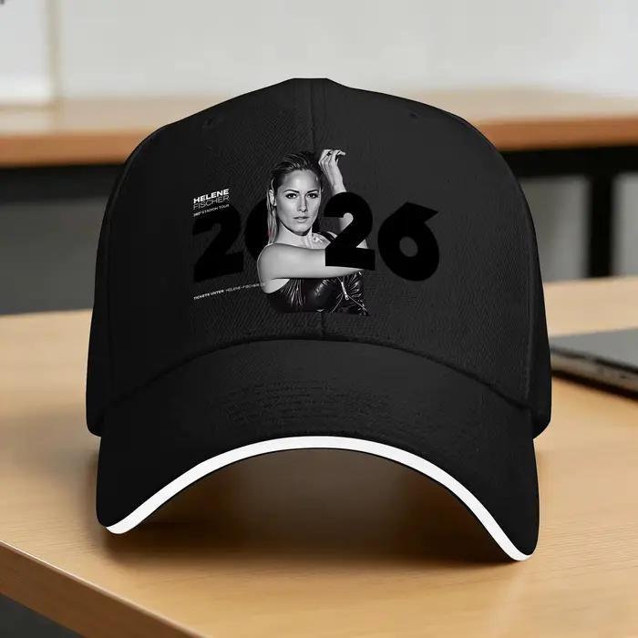 H-Helene Fischer 360 °   Casquette de baseball décontractée Stadium Tour, casquette de camionneur po