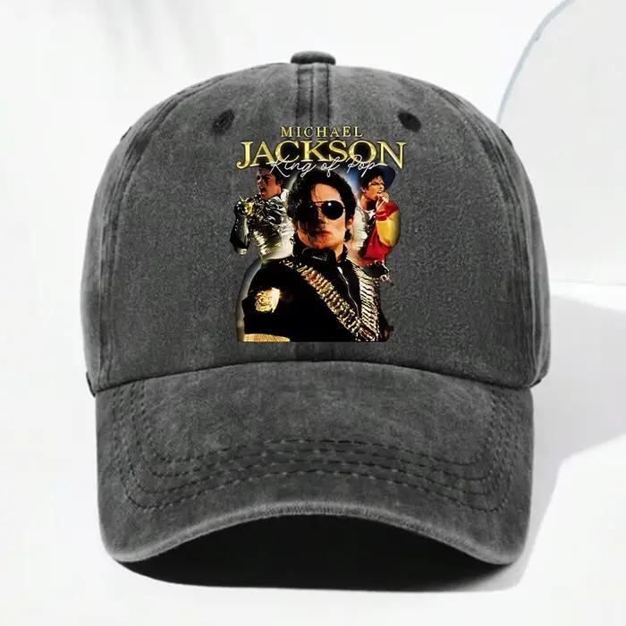 Casquette de baseball pour homme MJ Michael Jackson, imprimé dessin animé, casquette plate, mode mas