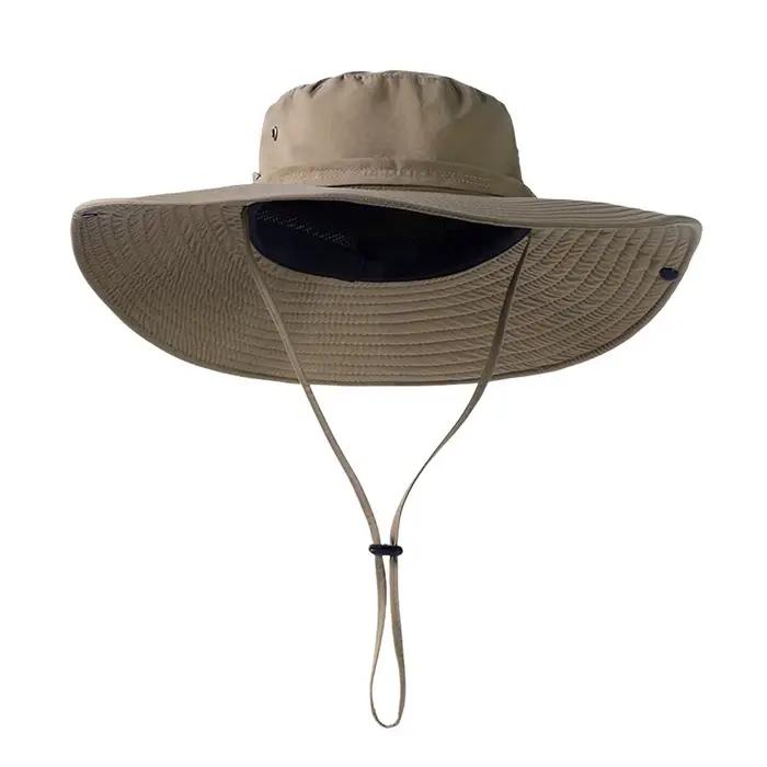 Chapeau de soleil d'été tendance, protection UV, respirant, bob portable à large bord, idéal pour l'