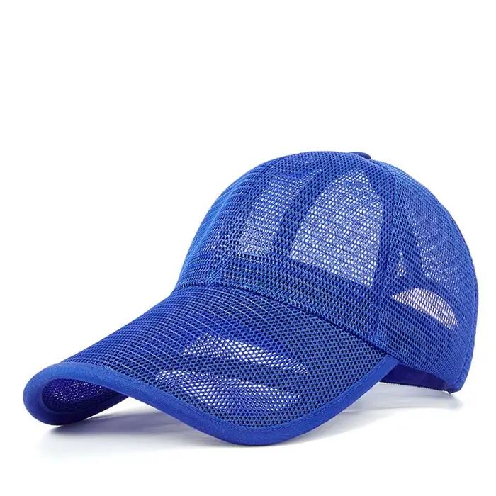 Casquette de baseball en maille à séchage rapide pour homme, respirante, translucide, confortable, s