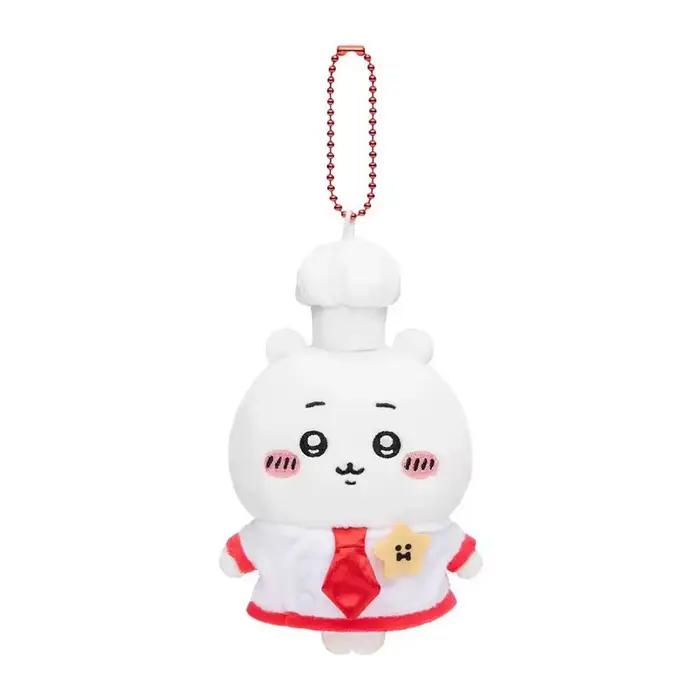Série de chapeaux de chef mignons, porte-sac en tissu fourrure, article décoratif en stock, porte-cl