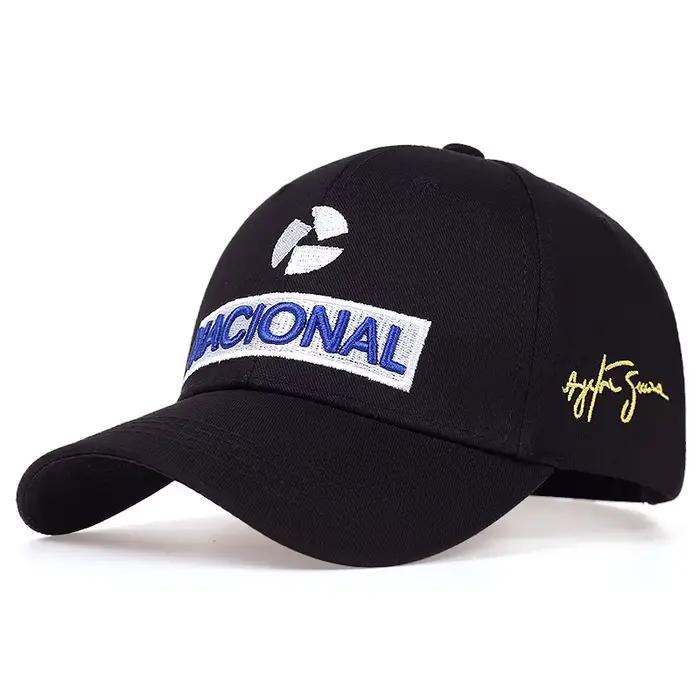 Nouveau Ayrton Senna Racer mode lettre broderie Hip-hop chapeaux en plein air réglable décontracté c