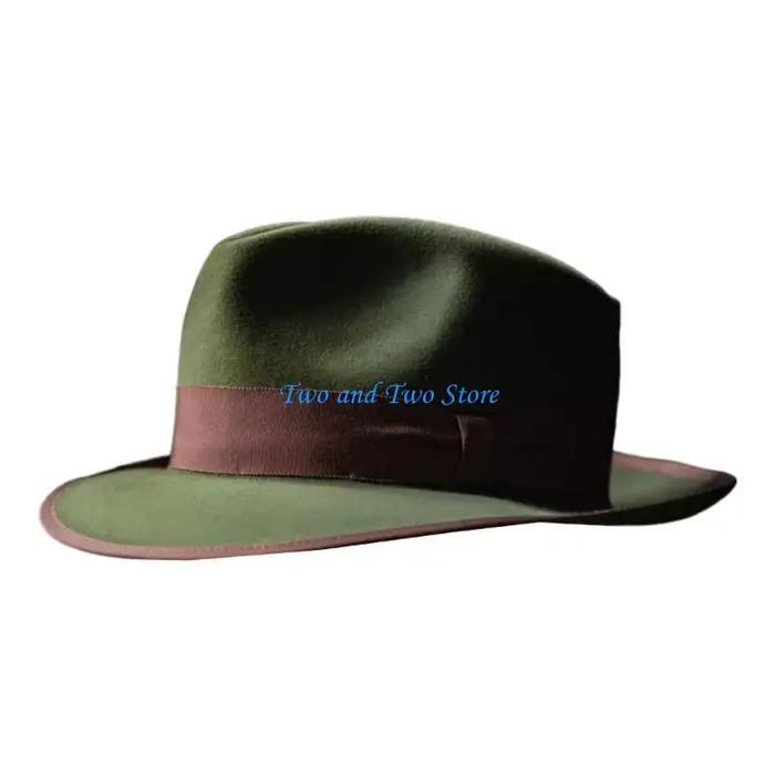 HX6F – chapeaux unisexes sophistiqués, uniques élégants, beau chapeau feutré pour les voyageurs à mo