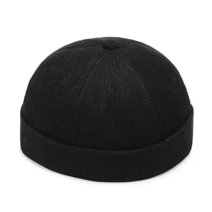 Mode Hip Hop chapeaux sans bords Skullies casquettes pour hommes bonnet chapeau Vintage hommes casqu