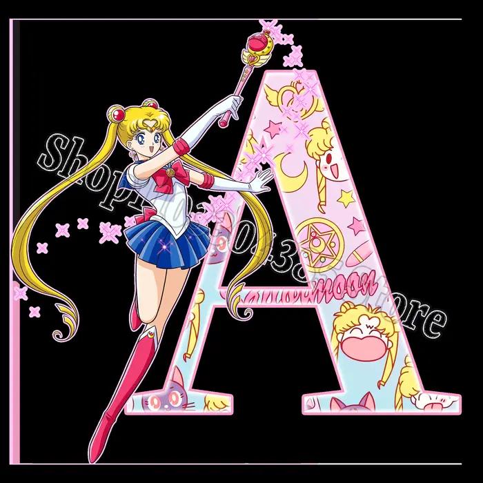 Casquette de baseball Sailor Moon pour femme, chapeau de soleil avec lettres A-Z, pour filles, sport