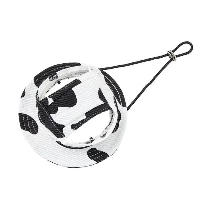 Chapeau d'été en toile pour chien, casquette respirante pour chiot, seau avec trous d'oreille, acces