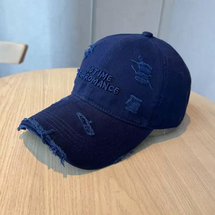 Casquette de baseball brodée délavée et vieillie, ajustable, pour hommes et femmes, style vintage st