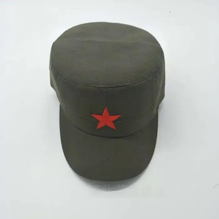 Casquette d'entraînement militaire, casquette d'étudiant, casquette à visière, chapeau à étoile à ci
