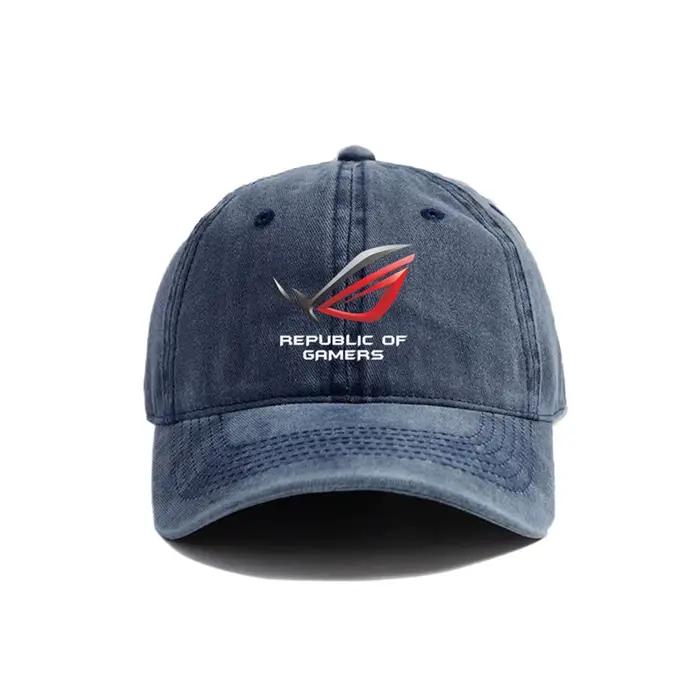 Casquette de Baseball ROG Republic Of Gamers, chapeaux en détresse pour hommes et femmes, rétro, cha