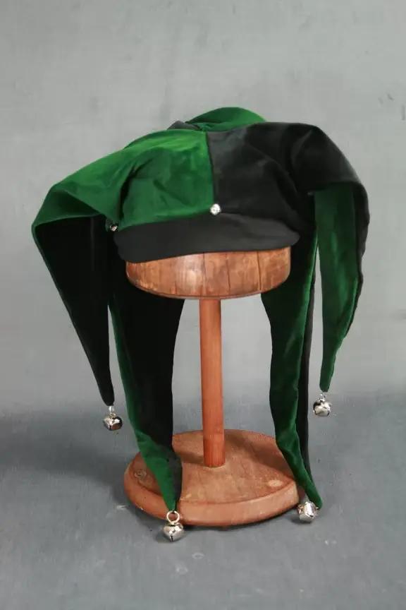Nouveauté le moyen âge bouffon Cosplay chapeau médiéval Clown Cape cloches adulte Joker Halloween ca