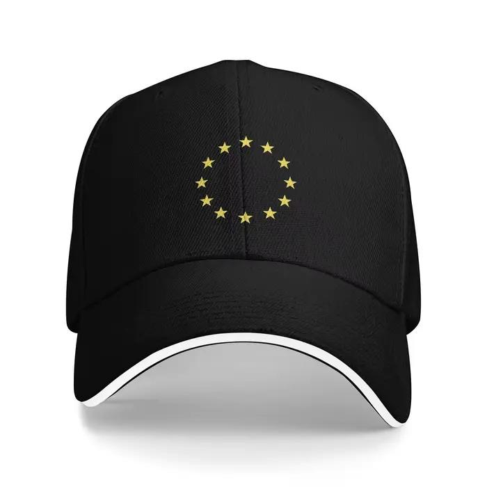 Casquette de Baseball pour hommes et femmes, drapeau européen, étoiles européennes, Vintage, Hip Hop