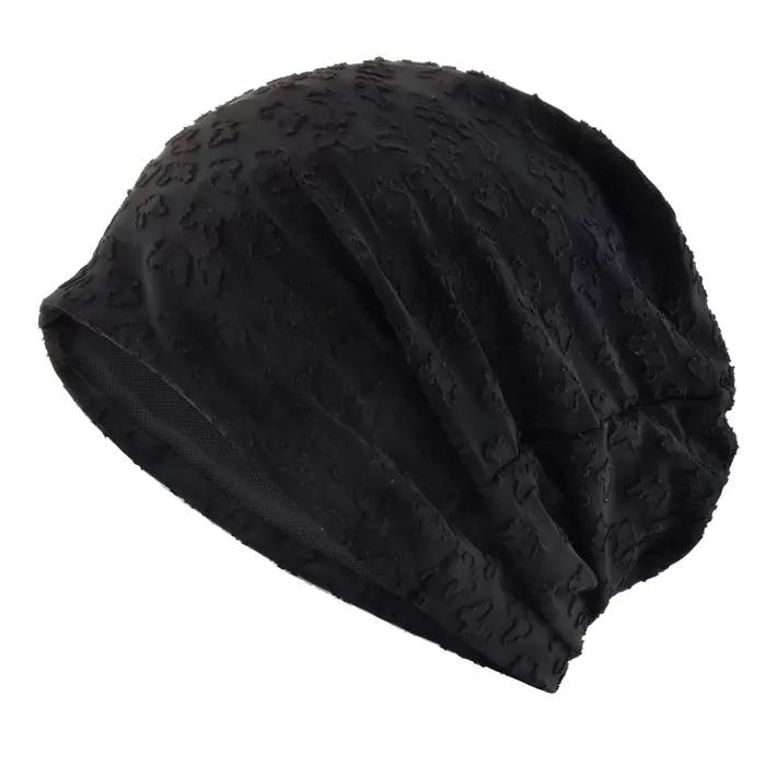 Bonnet tricoté en Jacquard 3D pour femmes, mode Hip-Hop, maille douce et soyeuse, chapeau respirant 