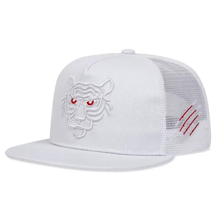 Casquette de baseball brodée tête de tigre pour hommes et femmes, mode de rue décontractée, style po