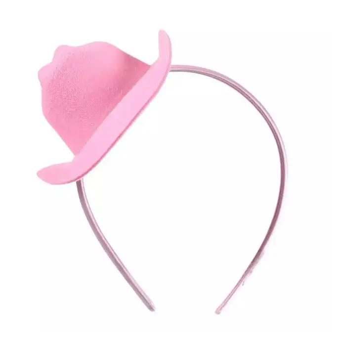 Serre-tête Chapeau de Cowboy, Accessoire Cheveux, Coiffe, Chapeau de Cowgirl, Outil de Coiffure, Coi