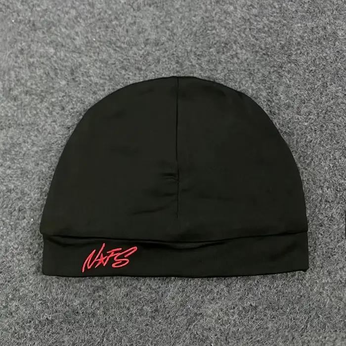 1 pièce Bonnet rétro hip-hop brodé de lettres, tendance, décontracté, polyvalent, accessoire de mode