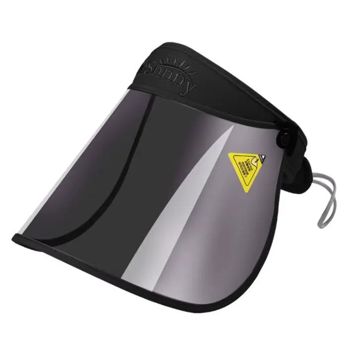Visière de protection solaire anti-UV pour hommes et femmes, chapeau d'extérieur, pliable, sport, po
