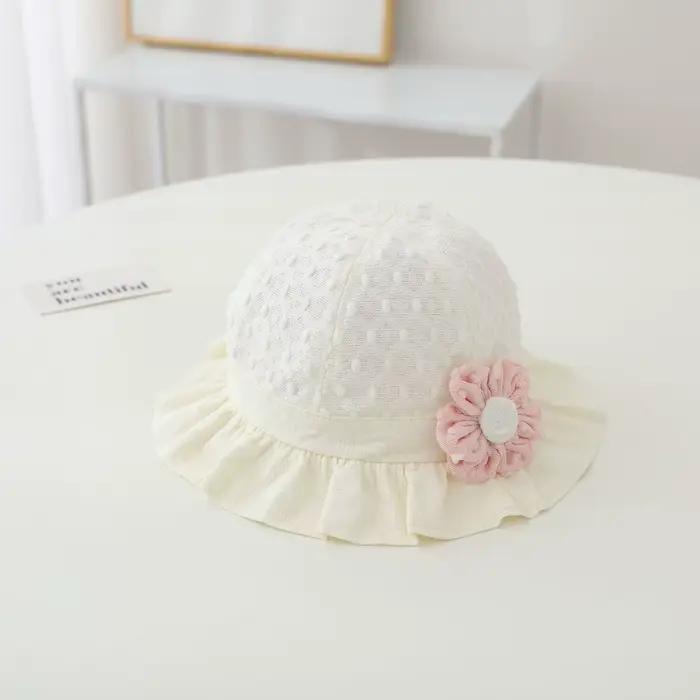 Chapeau pour enfants, chapeau pour bébé fille, chapeau de princesse préscolaire, chapeau de pêcheur 