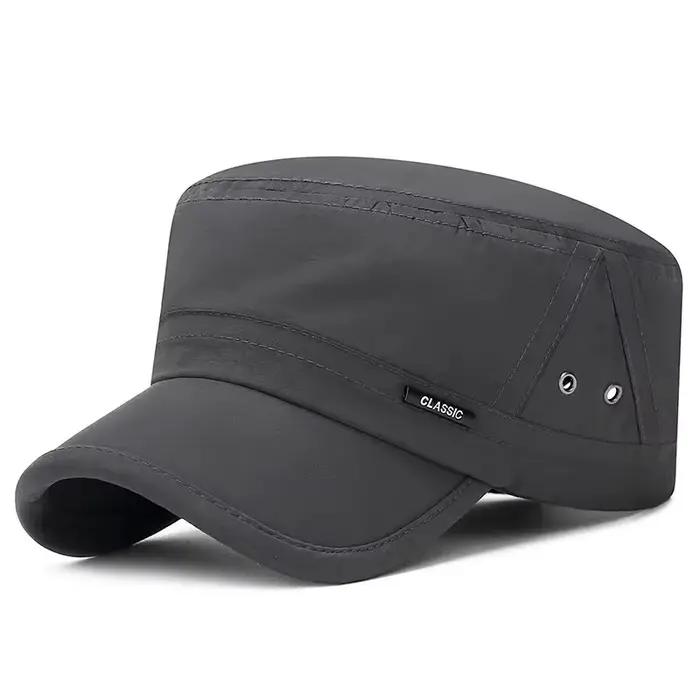 Nouveaux chapeaux pour hommes pour l'été, casquettes plates respirantes à séchage rapide, printemps 