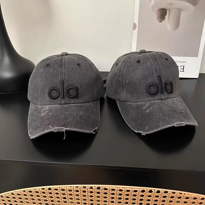Nouvelle Casquette en Jean Délavé Y2K 2026 – Broderie Lettres Style Vintage, Qualité Supérieure, Sen