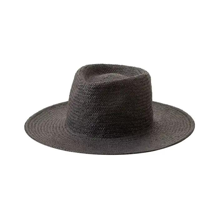 Chapeau Fedora en paille à la mode, casquette Panama de plage d'été, chapeaux de Jazz pour femmes et