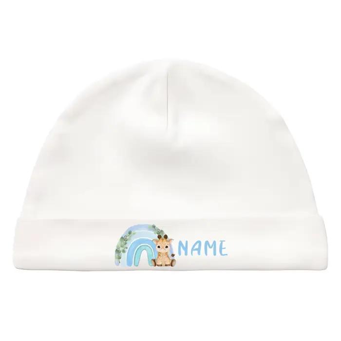 Chapeau personnalisé pour nouveau-né avec nom, cadeau de réception-cadeau pour bébé, casquette d'hôp
