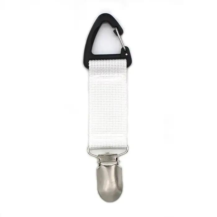 Clip de sac portable pour chapeau de paille de voyage en plein air, organisateur de gants multifonct