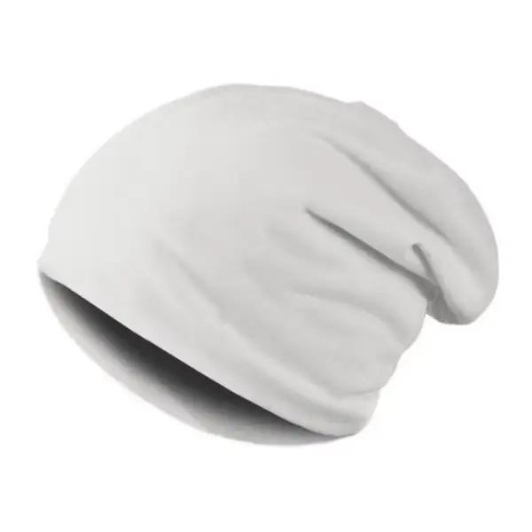 Chapeau de soleil en coton tricoté ample, bonnet coupe-vent chaud, style Hip-Hop, Ski Baggy, Skullie