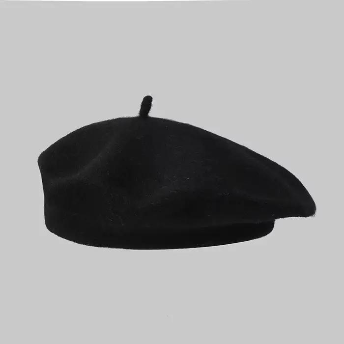 Femmes coréennes béret chapeau automne hiver mode décontracté chaud laine bonnet chapeau pour femmes