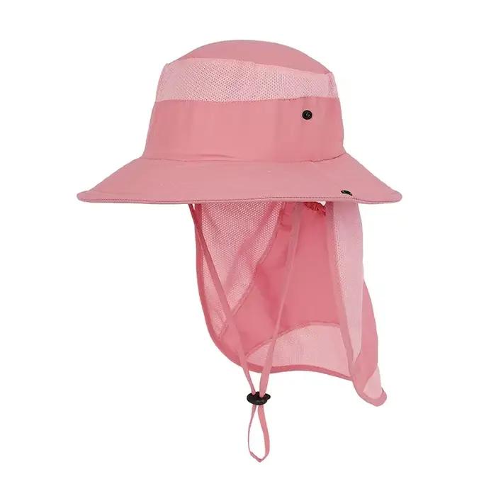 Casquette avec rabat de cou pour enfants, chapeau de soleil Udissolve 50 +, chapeau de jeu Safari, g